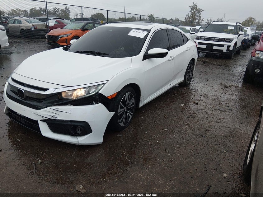 Vin: 19xfc1f85ge022887, lot: 46668106, honda civic ex-l 20162