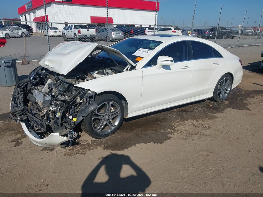 Vin: wddlj6fb0fa143755, lot: 46668163, mercedes-benz cls 400 20152