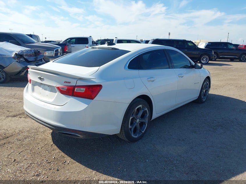 Vin: 1g1zg5st7kf221112, lot: 46668166, chevrolet malibu rs 20194