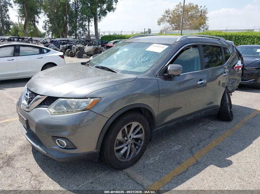 Vin: 5n1at2mt5gc741776, lot: 46668168, nissan rogue sl 20162