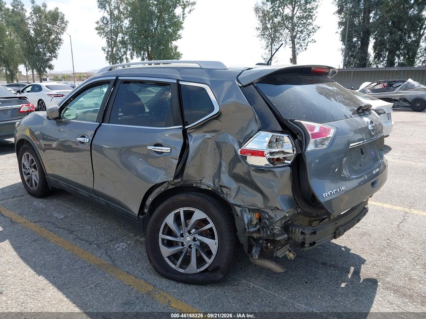 Vin: 5n1at2mt5gc741776, lot: 46668168, nissan rogue sl 20163
