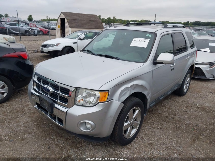 Vin: 1fmcu0e75ckc64648, lot: 46668183, ford escape limited 20122