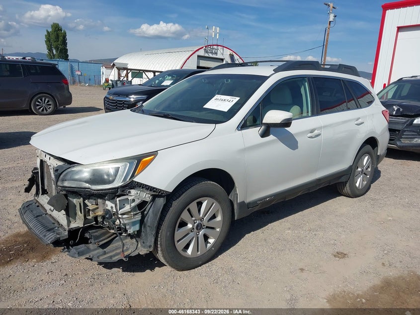 Vin: 4s4bsafc4g3333140, lot: 46668185, subaru outback 2.5i premium 20162