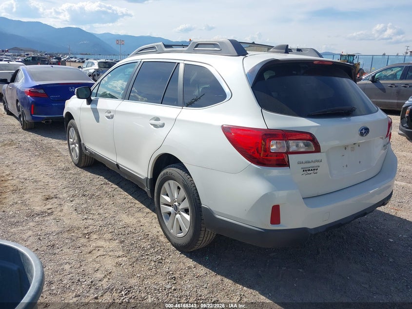 Vin: 4s4bsafc4g3333140, lot: 46668185, subaru outback 2.5i premium 20163