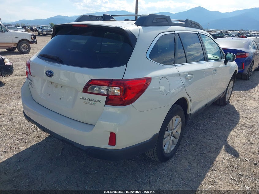 Vin: 4s4bsafc4g3333140, lot: 46668185, subaru outback 2.5i premium 20164
