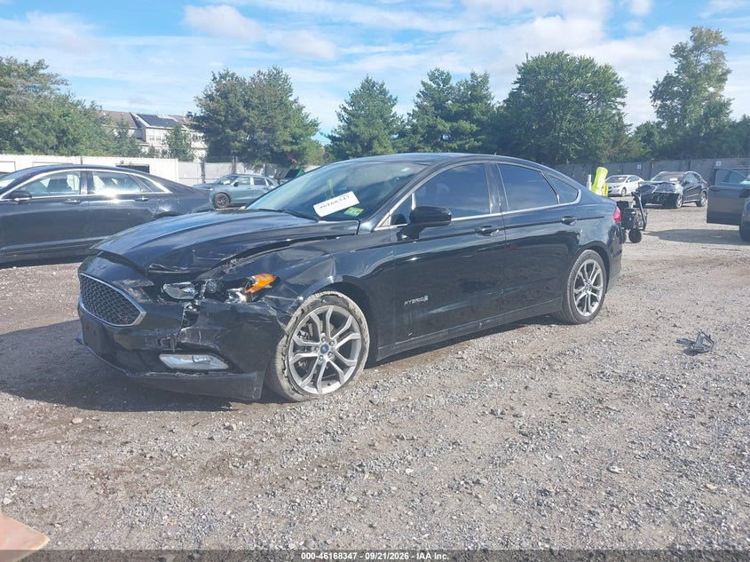 Vin: 3fa6p0luxhr324935, lot: 46668189, ford fusion hybrid se 20172