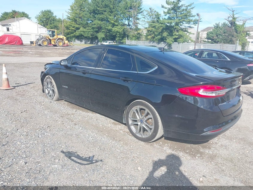 Vin: 3fa6p0luxhr324935, lot: 46668189, ford fusion hybrid se 20173