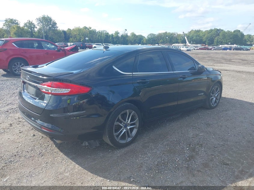 Vin: 3fa6p0luxhr324935, lot: 46668189, ford fusion hybrid se 20174