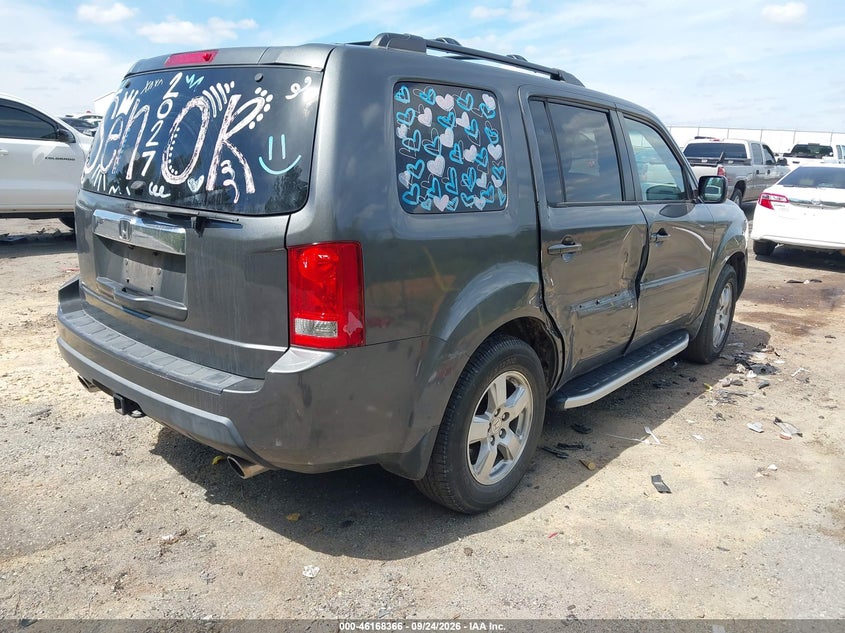 Vin: 5fnyf3h78bb002507, lot: 46668208, honda pilot ex-l 20114