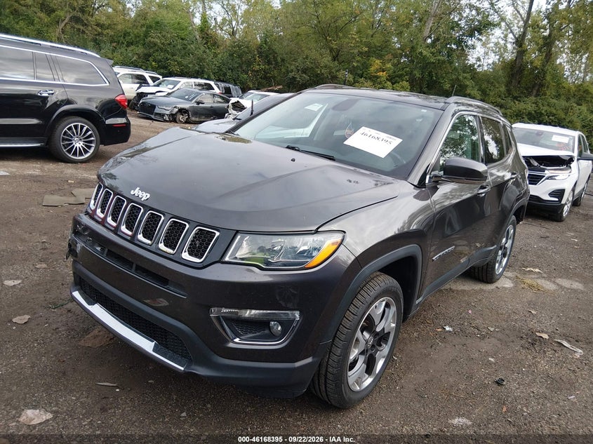 Vin: 3c4njdcb7kt761265, lot: 46668237, jeep compass limited 4x4 20192