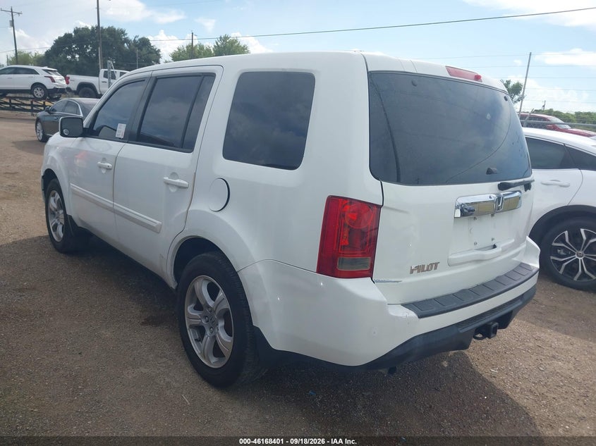 Vin: 5fnyf3h55db001008, lot: 46668243, honda pilot ex-l 20133