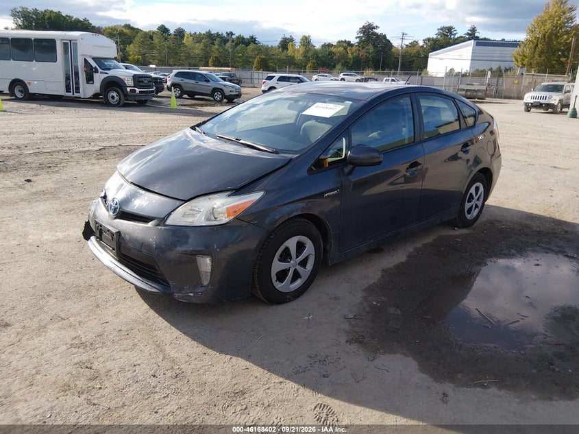 Vin: jtdkn3du0d1635597, lot: 46668244, toyota prius two 20132