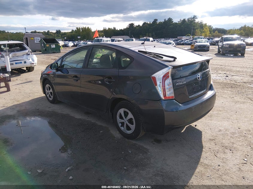 Vin: jtdkn3du0d1635597, lot: 46668244, toyota prius two 20133
