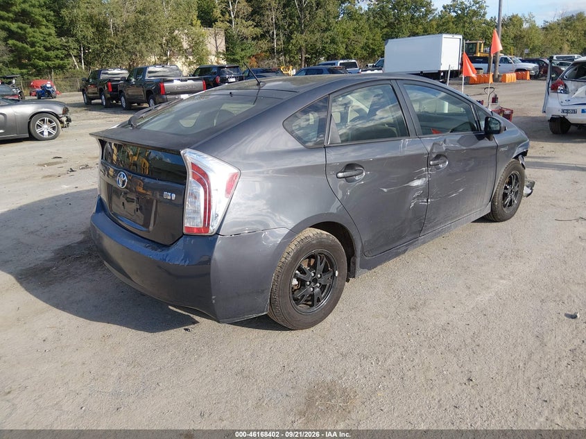Vin: jtdkn3du0d1635597, lot: 46668244, toyota prius two 20134