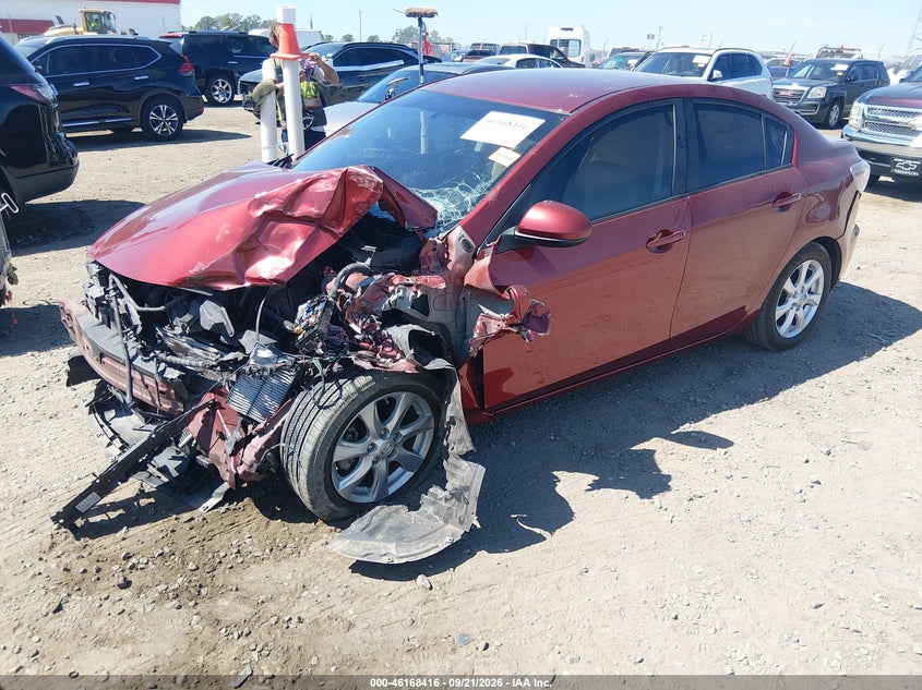 Vin: jm1bl1sf7a1344587, lot: 46668258, mazda mazda3 i touring 20102