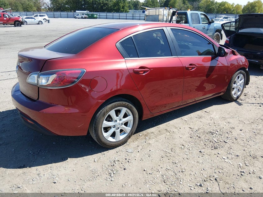 Vin: jm1bl1sf7a1344587, lot: 46668258, mazda mazda3 i touring 20104