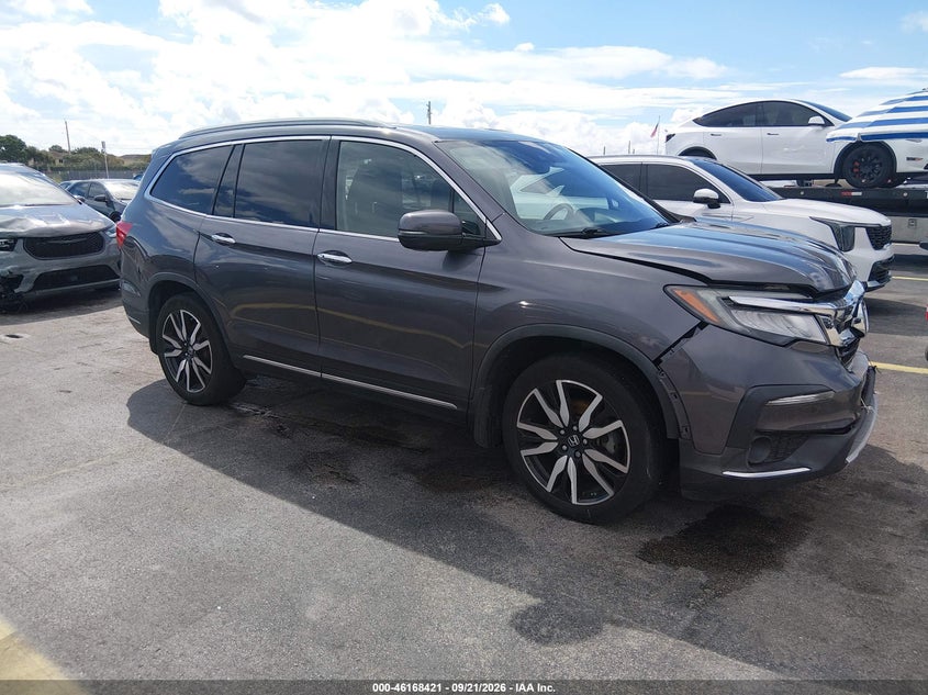 Vin: 5fnyf5h93nb006580, lot: 46668263, honda pilot touring 8-passenger 2022 img_1