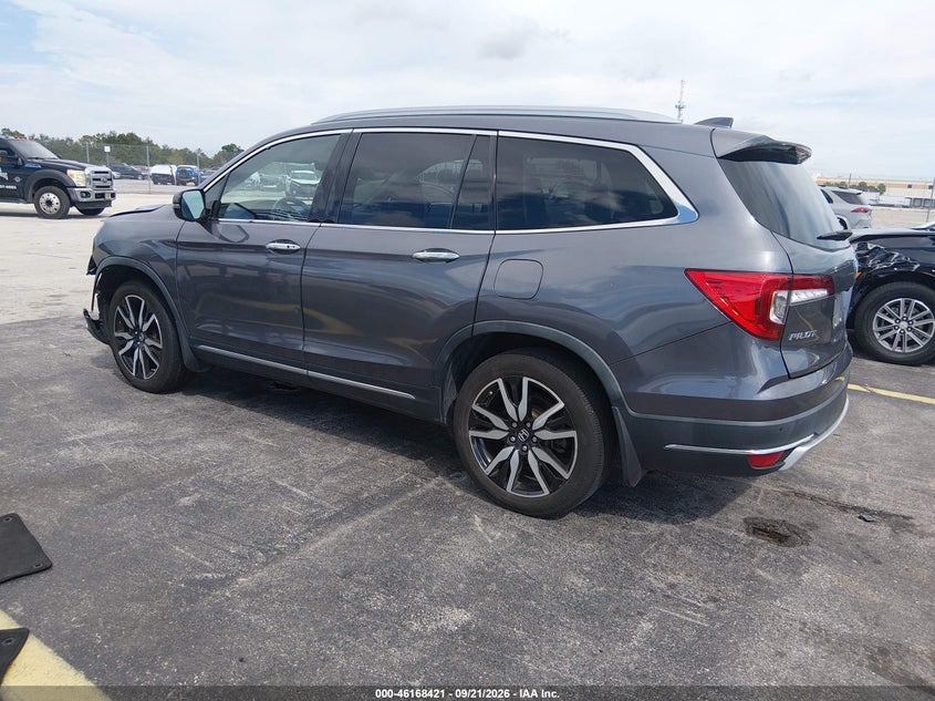 Vin: 5fnyf5h93nb006580, lot: 46668263, honda pilot touring 8-passenger 20223