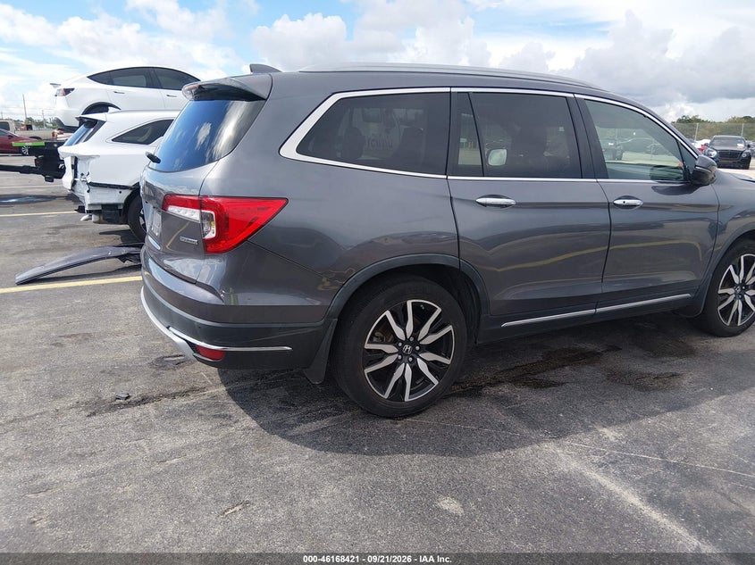 Vin: 5fnyf5h93nb006580, lot: 46668263, honda pilot touring 8-passenger 20224