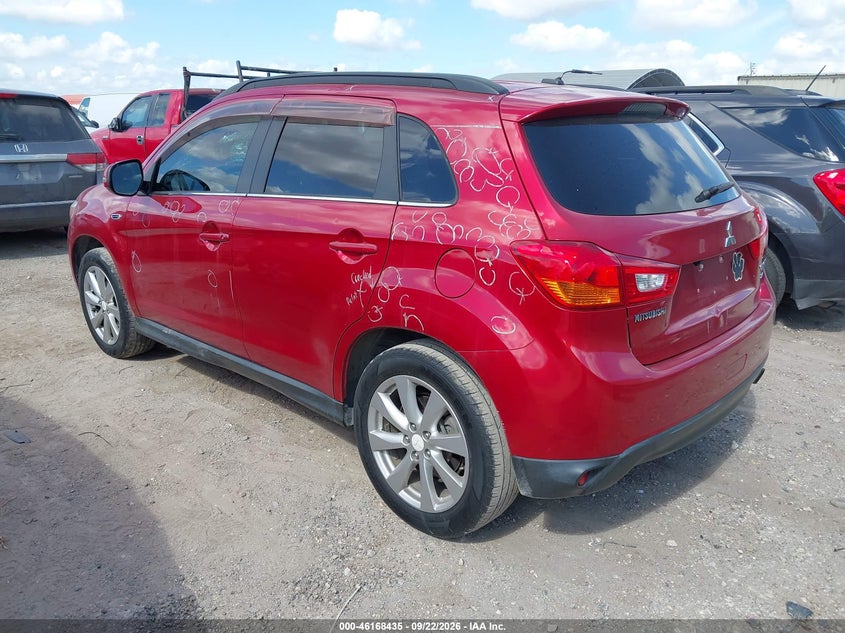 Vin: 4a4ap4aw8fe026232, lot: 46668277, mitsubishi outlander sport gt 20153
