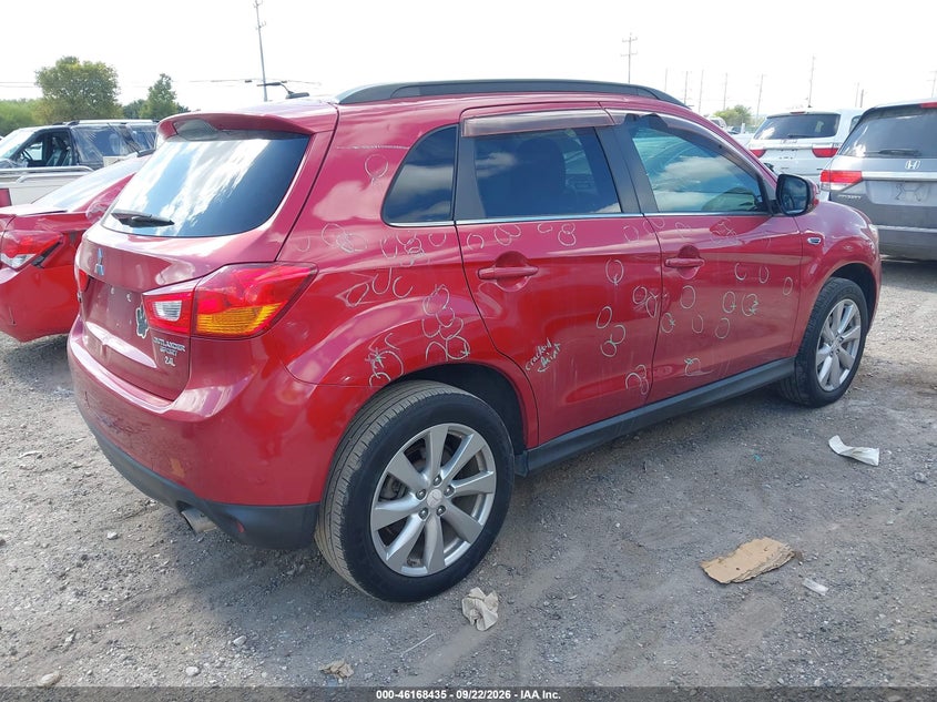 Vin: 4a4ap4aw8fe026232, lot: 46668277, mitsubishi outlander sport gt 20154