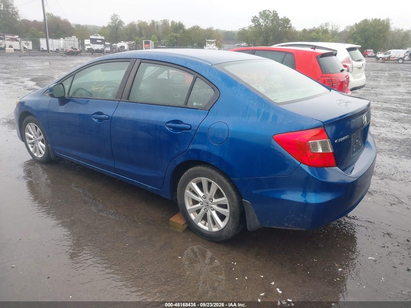 Vin: 19xfb2f85ce322934, lot: 46668278, honda civic ex 20123