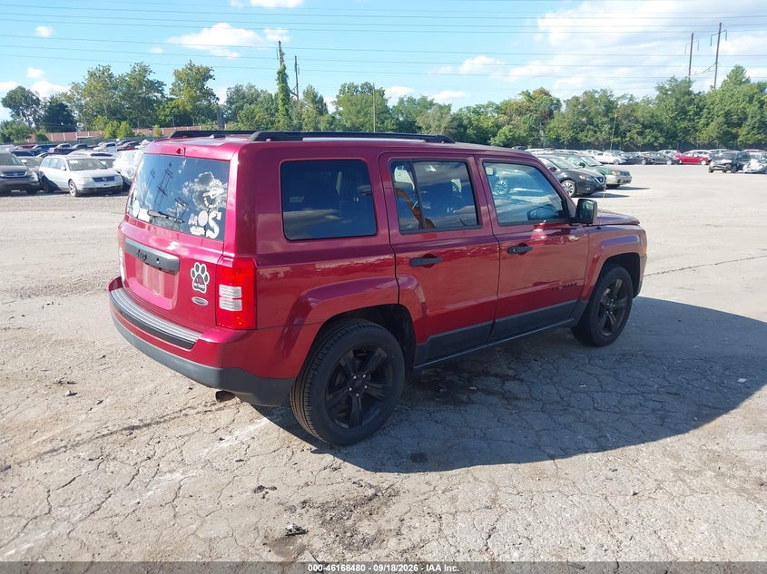 Vin: 1c4njpba5fd389771, lot: 46668322, jeep patriot altitude edition 20154
