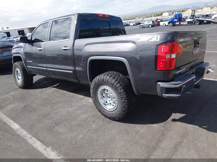 Vin: 3gtu2vecxfg106617, lot: 46668343, gmc sierra 1500 slt 20153