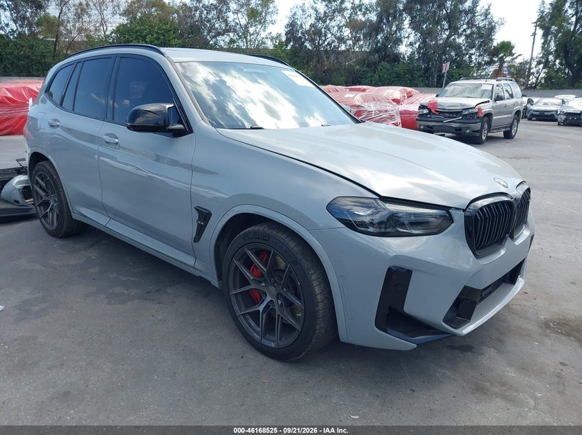 2022 BMW X3 M, Удар сзади, IAAI, VIN 5YM13EC06N9K64550