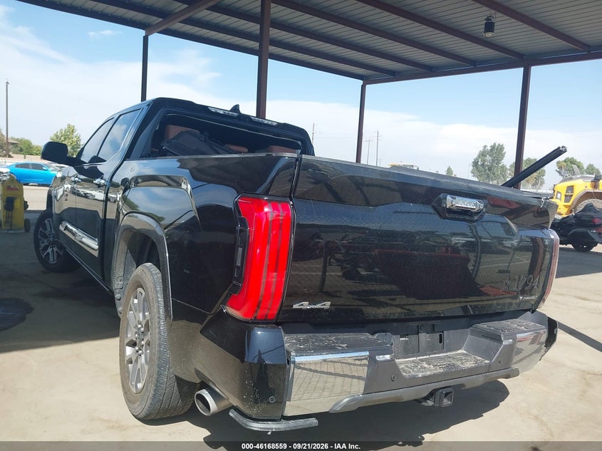 Vin: 5tfmc5ec8sx009418, lot: 46668401, toyota tundra hybrid 1794 edition crewmax 6.4' bed 20253