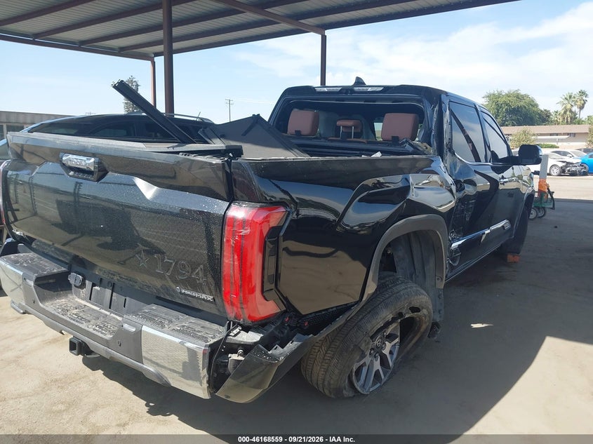 Vin: 5tfmc5ec8sx009418, lot: 46668401, toyota tundra hybrid 1794 edition crewmax 6.4' bed 20254