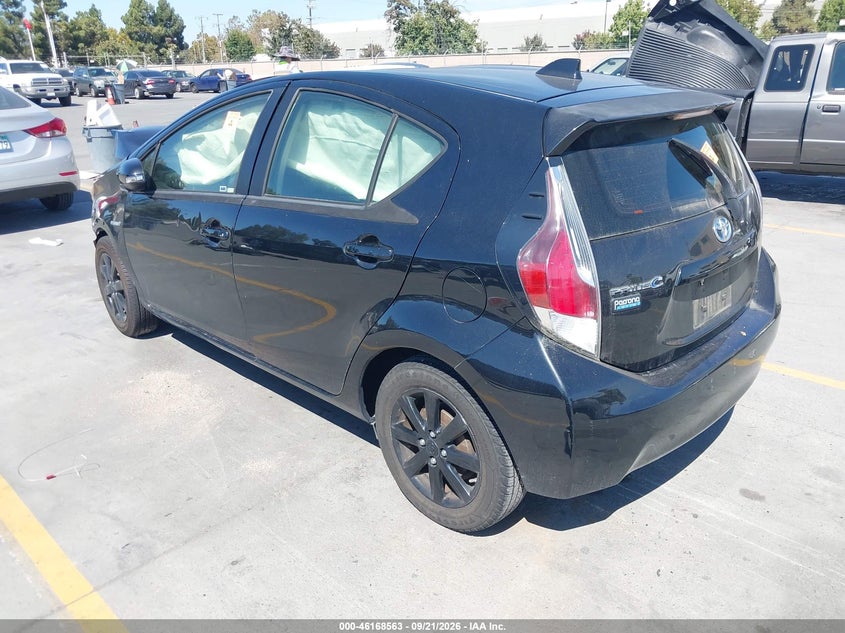 Vin: jtdkdtb33g1116738, lot: 46668405, toyota prius c persona series 20163