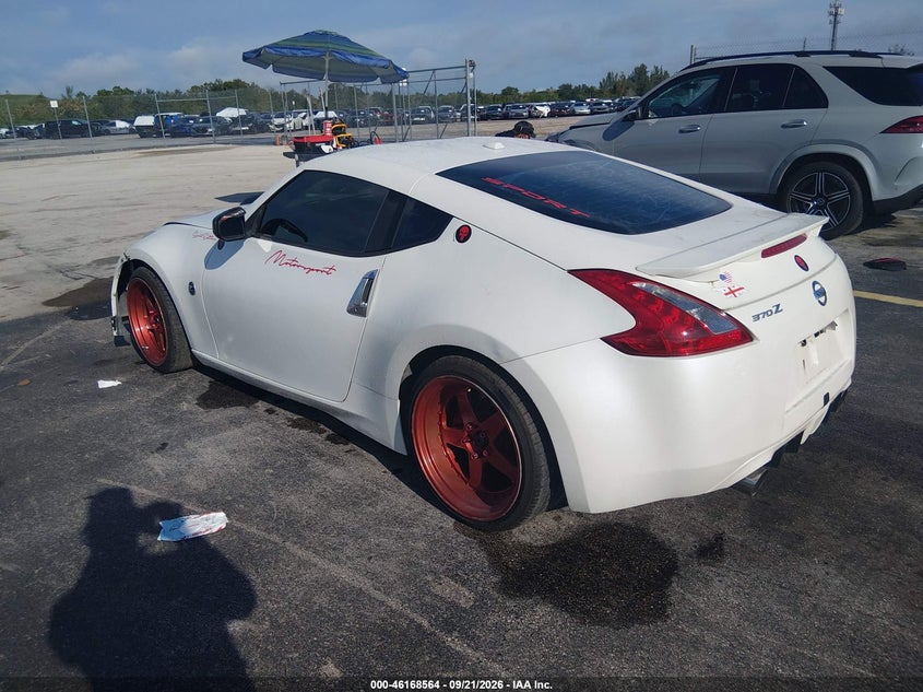 Vin: jn1az4eh7dm380407, lot: 46668406, nissan 370z touring 20133