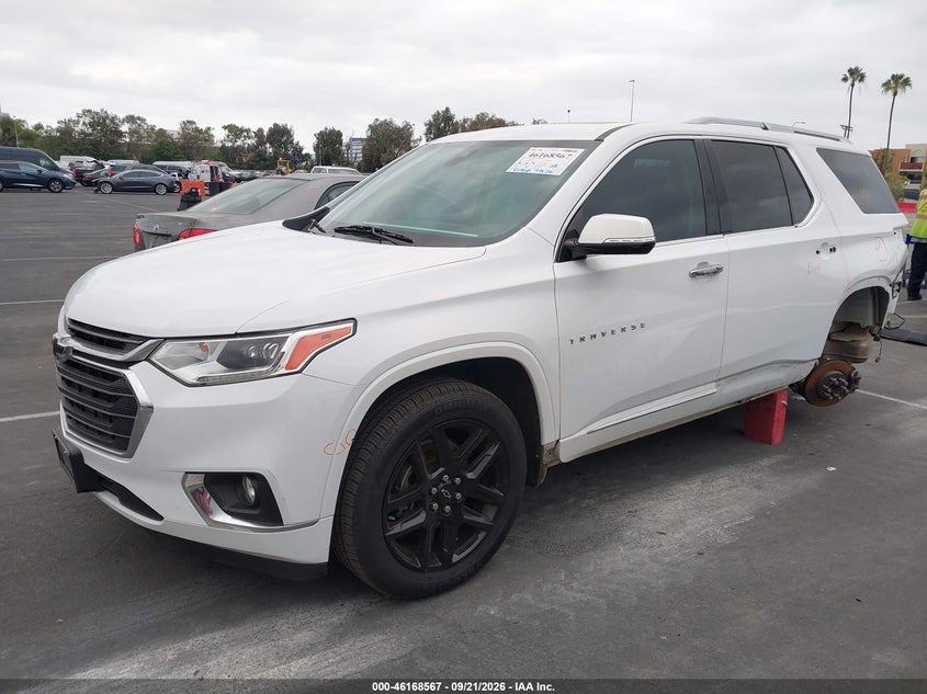 Vin: 1gnerkkwxkj321864, lot: 46668409, chevrolet traverse premier 20192