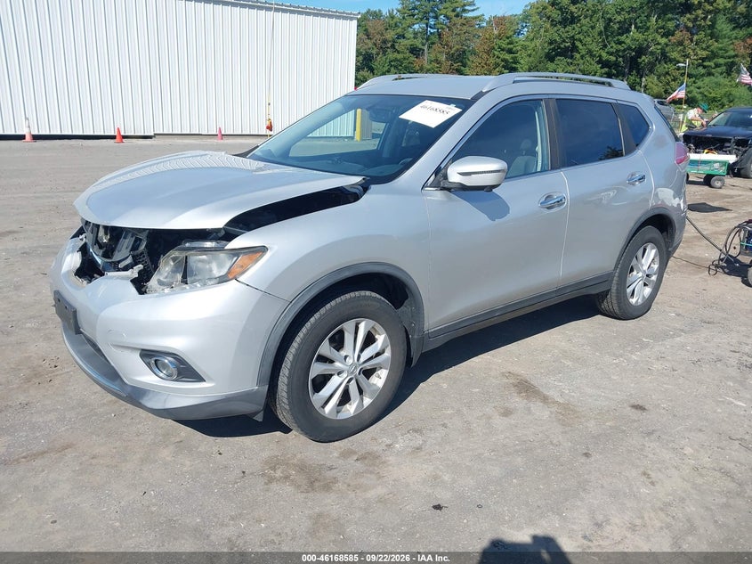 Vin: knmat2mv4gp639075, lot: 46668428, nissan rogue sv 20162