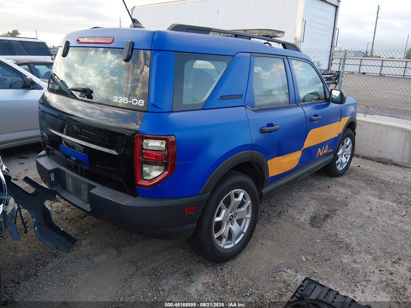 Vin: 3fmcr9a62nrd80536, lot: 46668441, ford bronco sport 20224