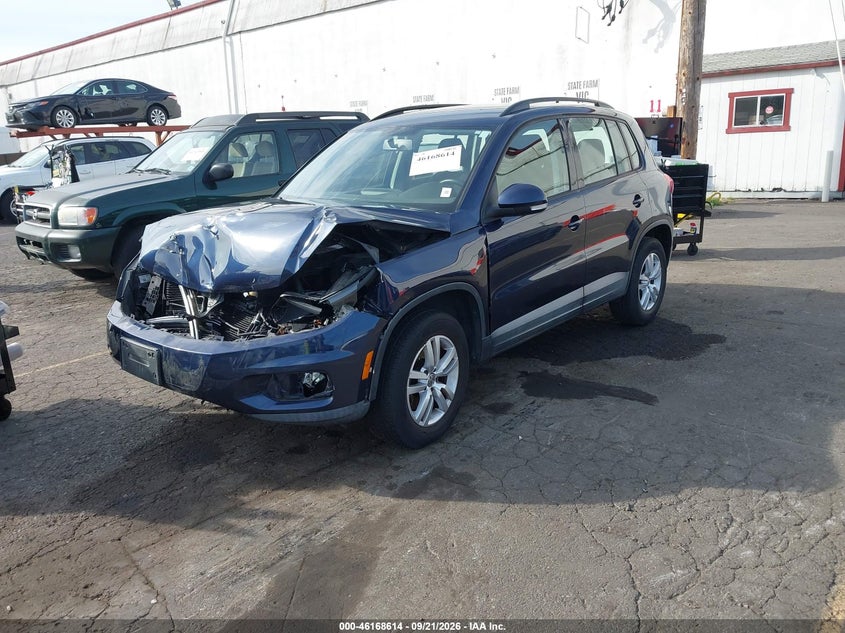 Vin: wvgav7ax4fw607370, lot: 46668456, volkswagen tiguan s 20152