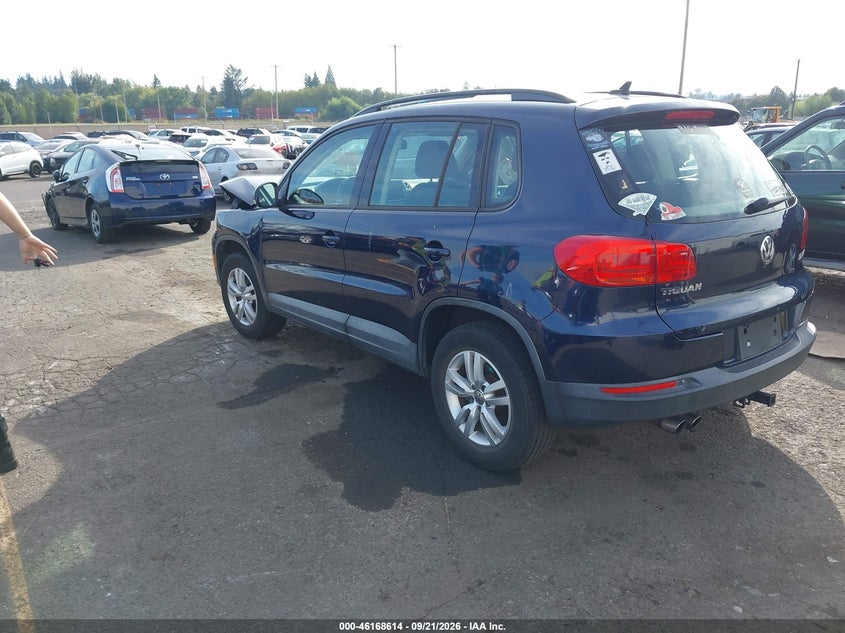 Vin: wvgav7ax4fw607370, lot: 46668456, volkswagen tiguan s 20153
