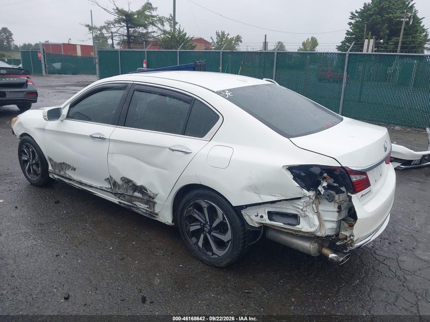 Vin: 1hgcr3f88ha032946, lot: 46668484, honda accord ex-l v6 20173