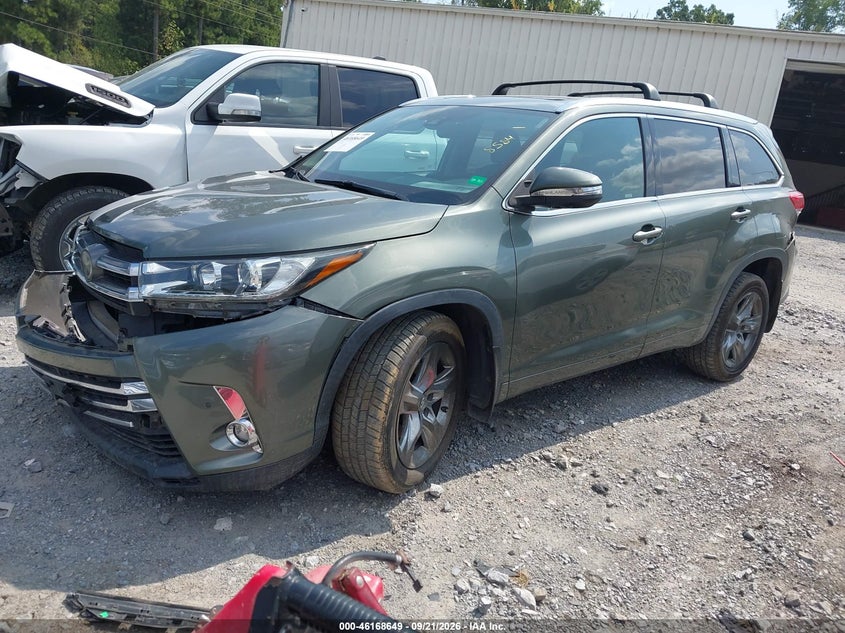 Vin: 5tddzrfh1ks968584, lot: 46668491, toyota highlander limited platinum 20192