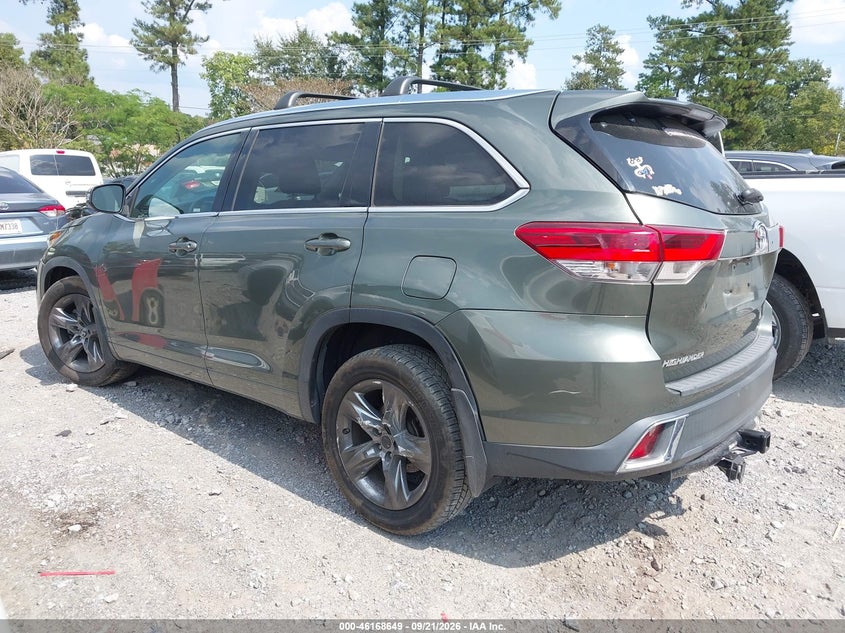 Vin: 5tddzrfh1ks968584, lot: 46668491, toyota highlander limited platinum 20193