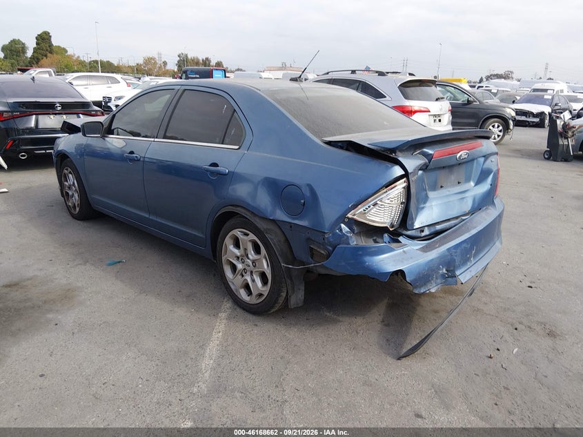 Vin: 3fahp0ha5ar423501, lot: 46668504, ford fusion se 20103