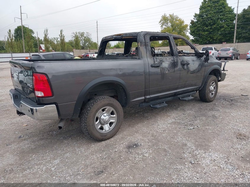 Vin: 3c6ur5cj8jg126622, lot: 46668514, ram 2500 tradesman  4x4 6'4 box 20184