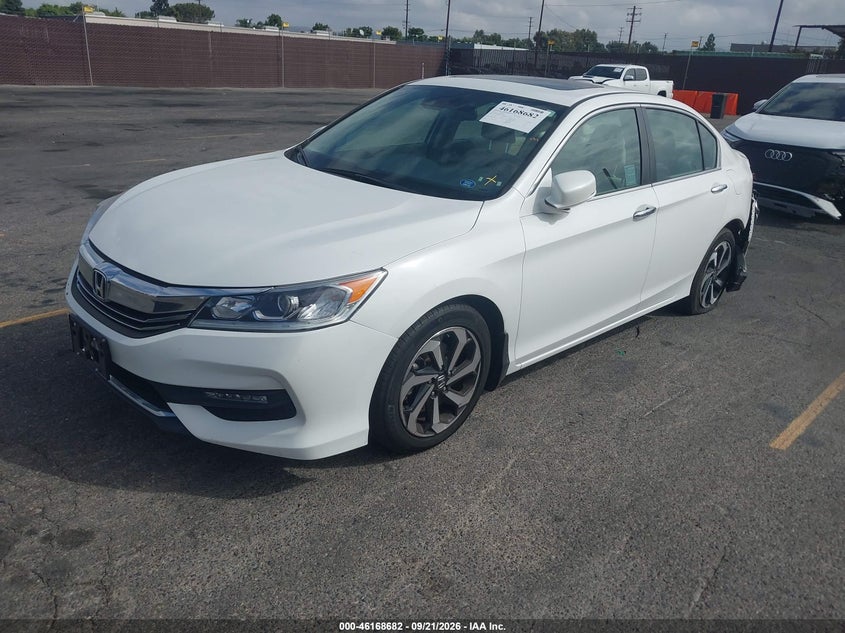 2017 Honda Accord Ex-L, Left Rear, IAAI, VIN 1HGCR2F97HA014876 — photo 2