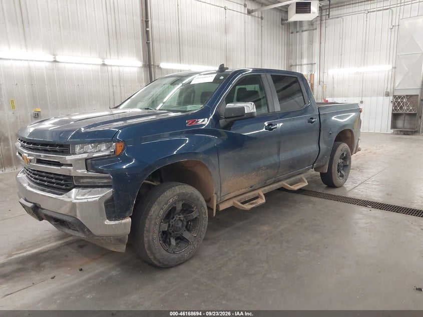 Vin: 1gcuyded2kz155404, lot: 46668536, chevrolet silverado k1500 lt 20192