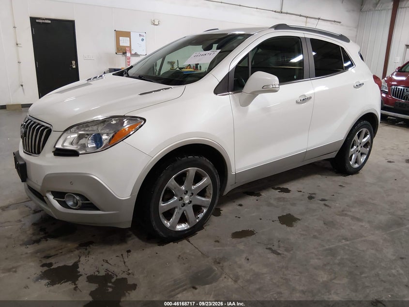 Vin: kl4cjhsb9eb650488, lot: 46668559, buick encore premium 20142