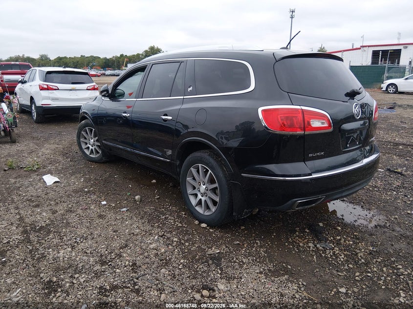 Vin: 5gakvbkdxfj138462, lot: 46668590, buick enclave leather 20153