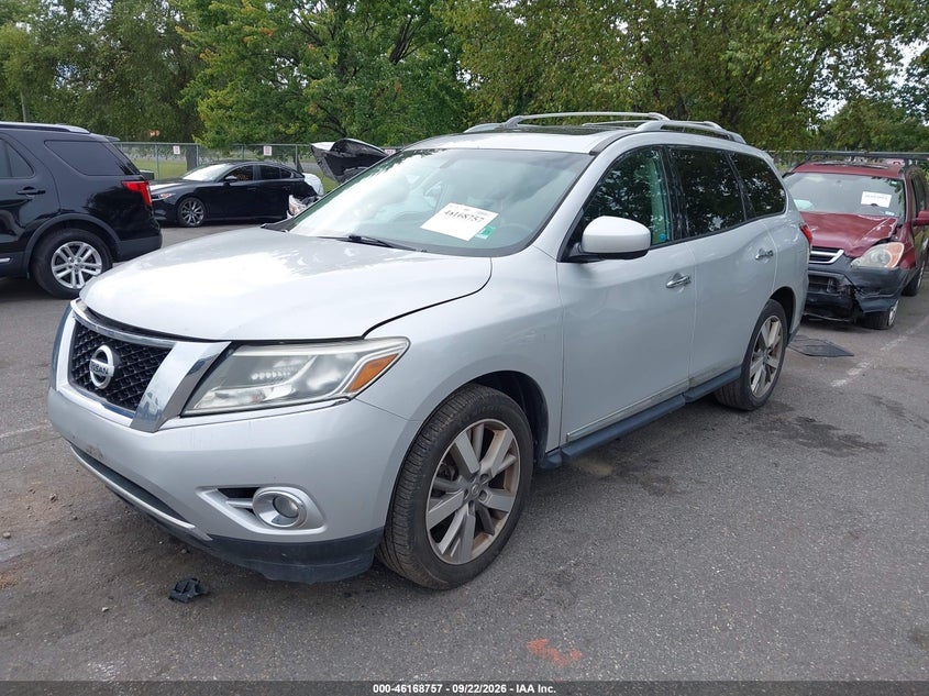 Vin: 5n1ar2mmxgc646959, lot: 46668599, nissan pathfinder platinum 20162