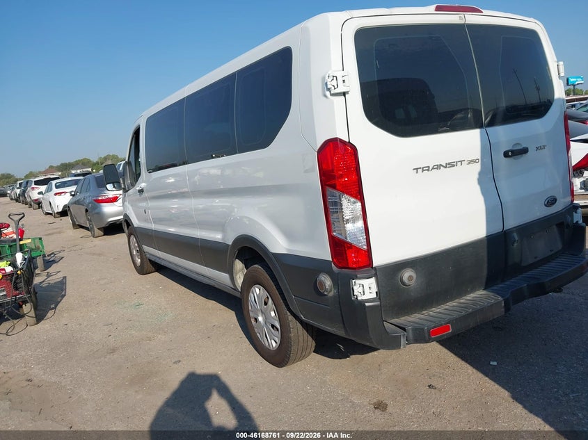 Vin: 1fbzx2zm5kkb05357, lot: 46668603, ford transit-350 xlt 20193