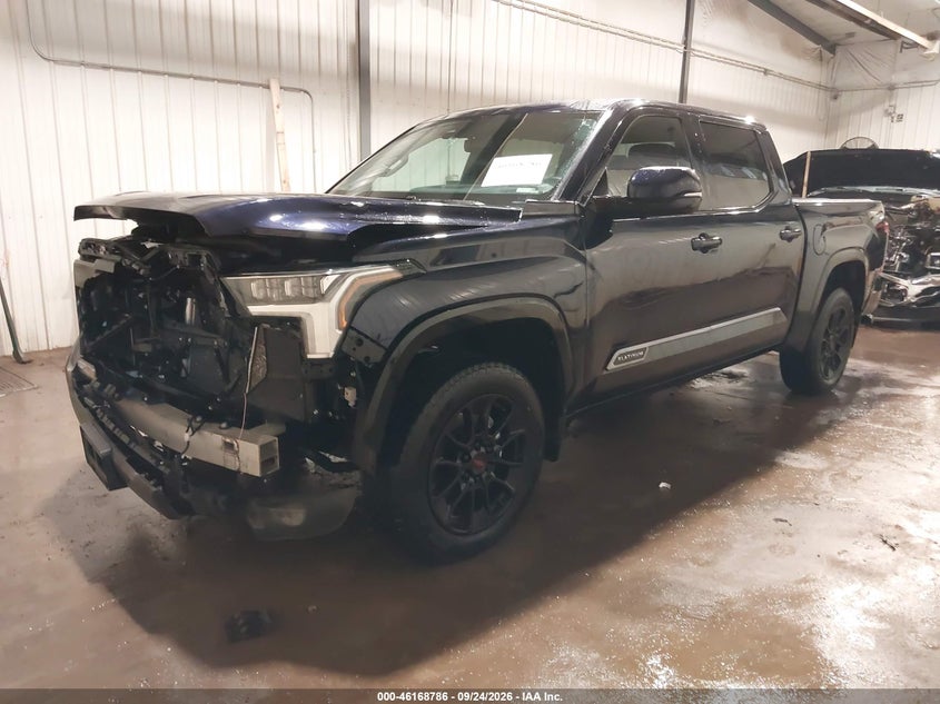 Vin: 5tfwa5db1sx269909, lot: 46668628, toyota tundra platinum 20252